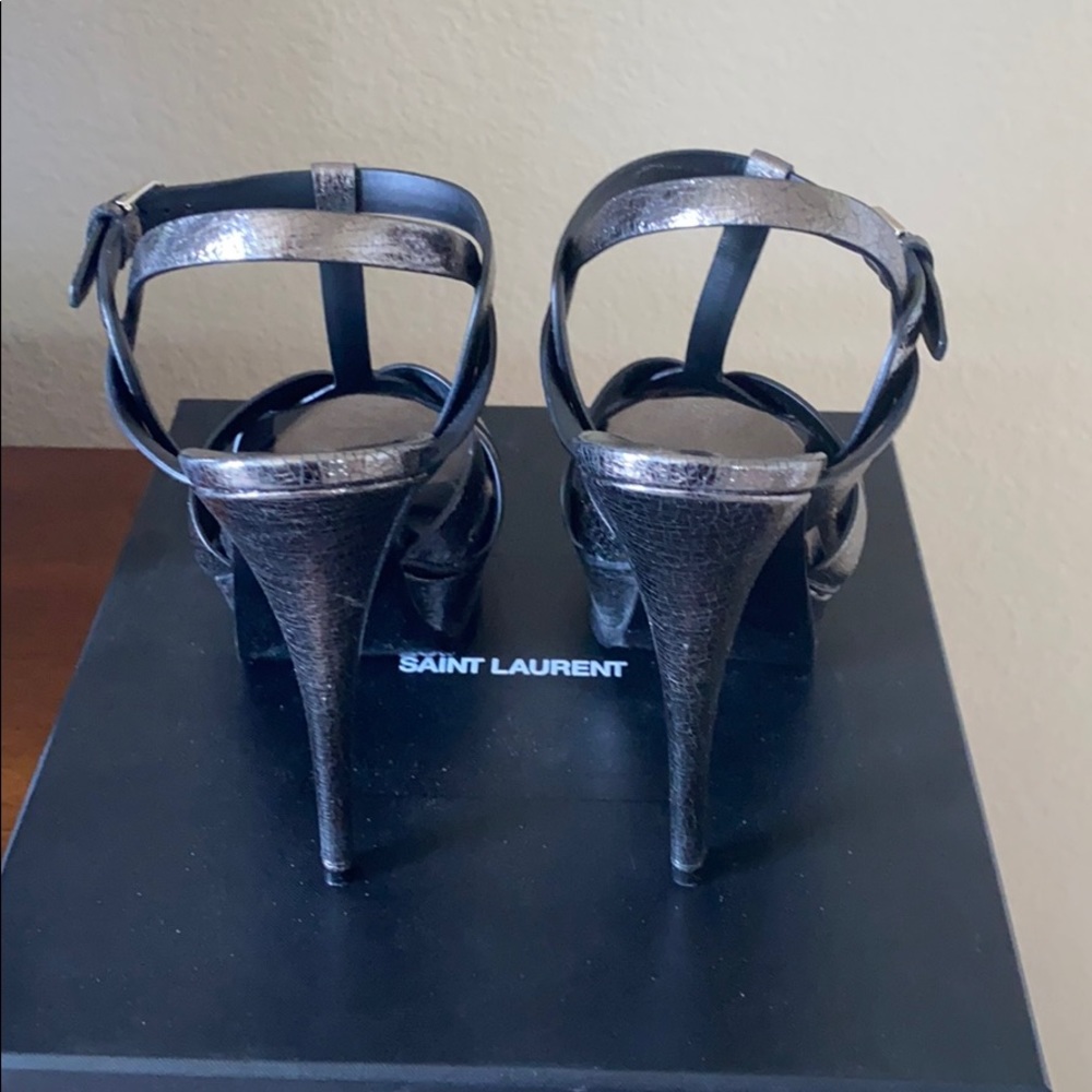 Saint Laurent Tribute Platform Sandals - Picture 5 of 7